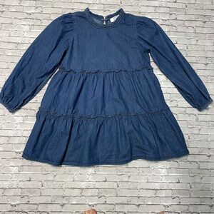 Dorothy Perkins Navy Tiered Kids Dress